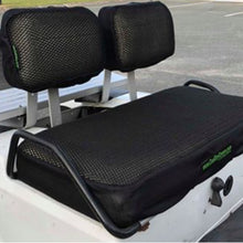 Load image into Gallery viewer, Cool Dry Covers seat covers set to fit Club Car DS golf cart with 2 piece backrest (pre-2000). Shown installed on cart.
