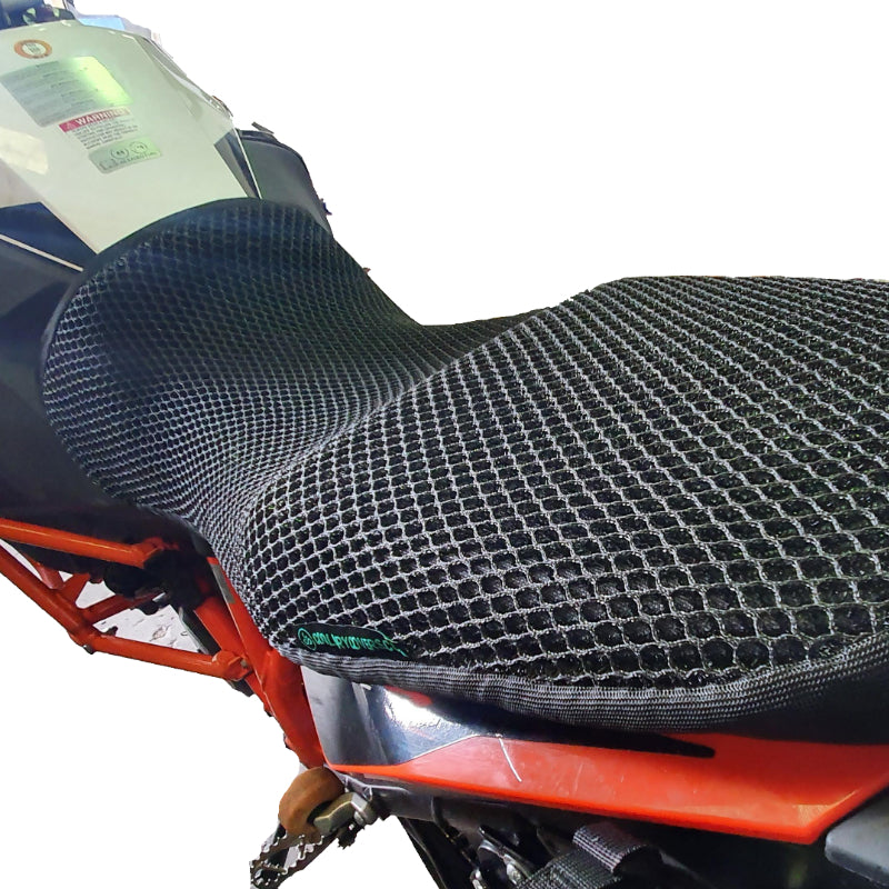 Cekell Summer Quick-Drying Motorcycle Cool Seat Cover, Universal Breathable  Motorbike Seat Cushion Pad, Anti-Slip Motorcycle Mesh Protective Seat