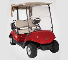 Load image into Gallery viewer, Cool Dry Covers seat covers set for the Yamaha Drive (YDRE/YDRA) and Drive2 golf carts. Keeps you cool in the heat and dry in the rain. Increased comfort in all weather conditions.  Shown without covers installed to assist in identifying the correct model.
